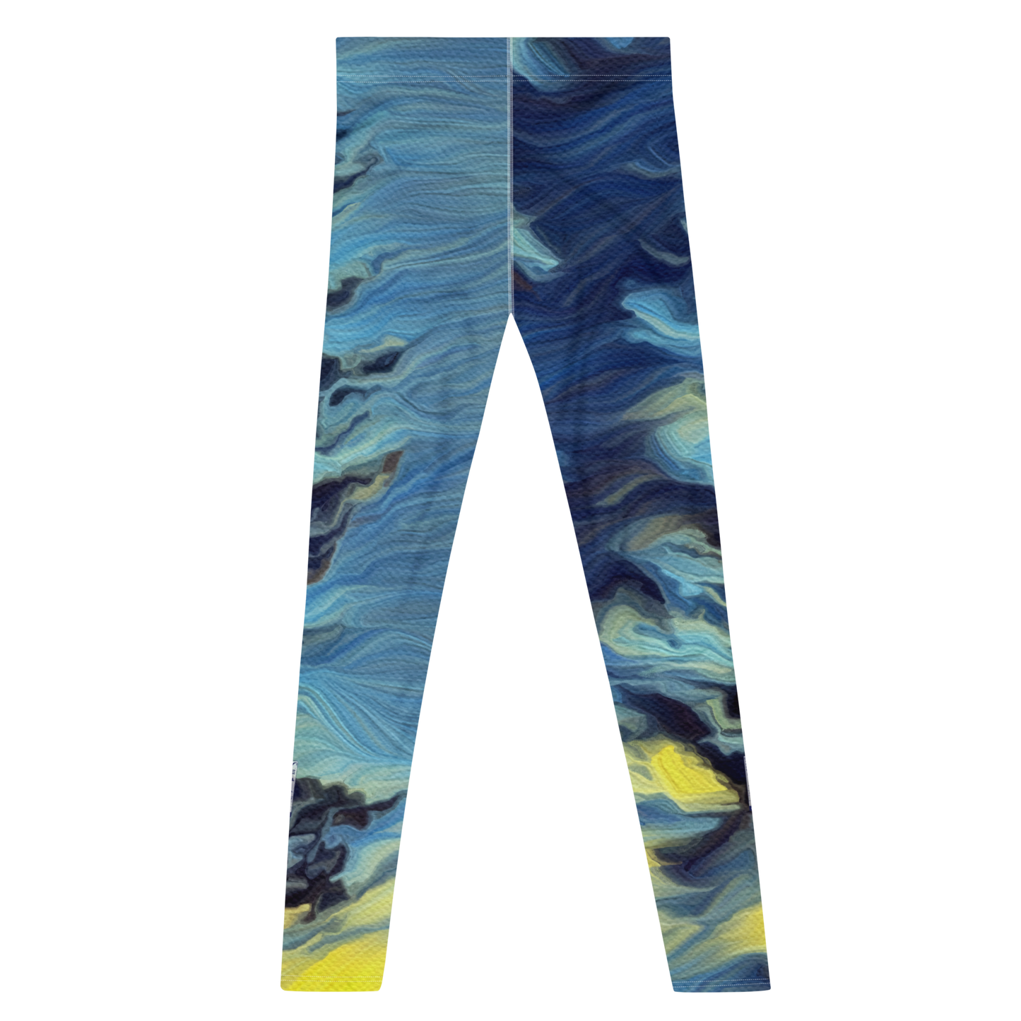 Men's Leggings 'World on the Run 8a/9' artist-authorised edition of original artwork by Enmempin N. Midelobo