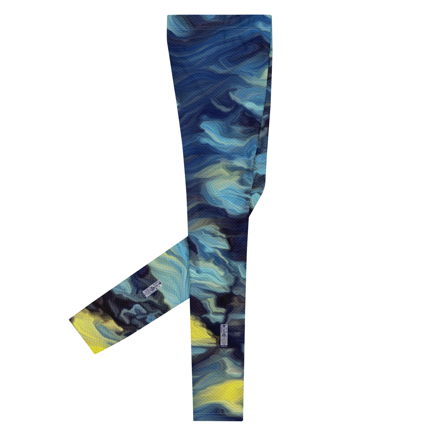 Men's Leggings 'World on the Run 8a/9' artist-authorised edition of original artwork by Enmempin N. Midelobo