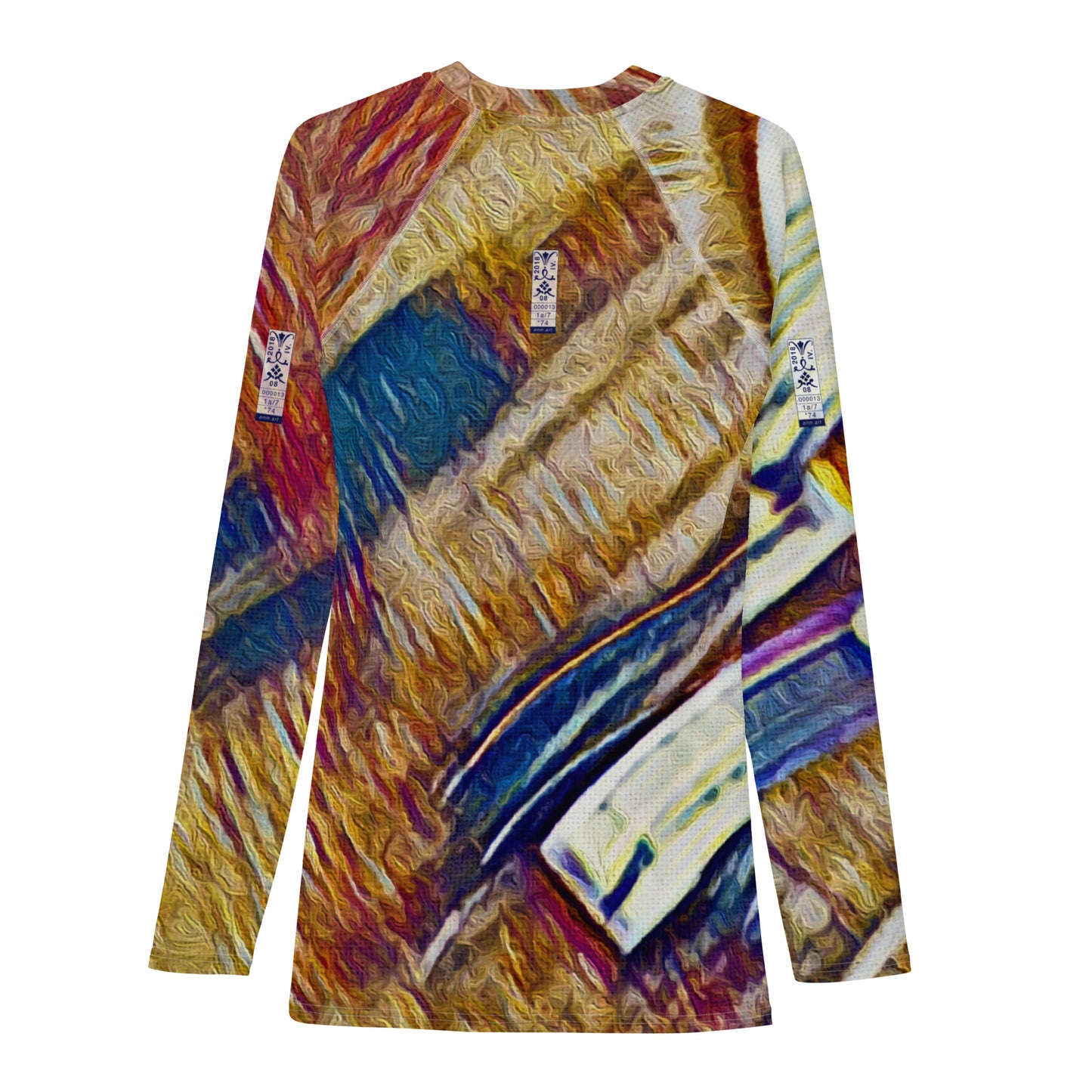 Men's Rash Guard 'Bright Lights in Saigon 1a/7' artist-authorised edition of original artwork by Enmempin N. Midelobo