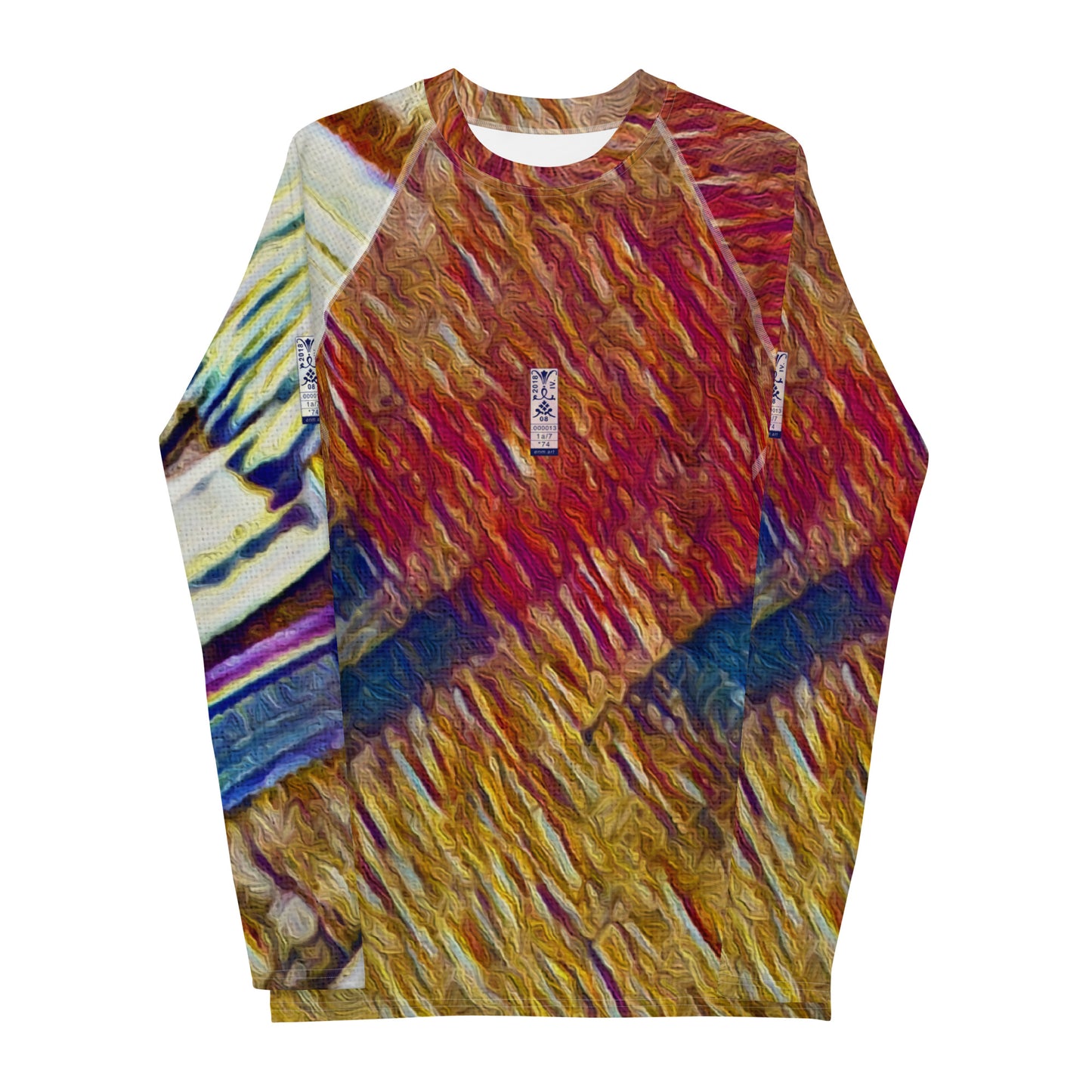Men's Rash Guard 'Bright Lights in Saigon 1a/7' artist-authorised edition of original artwork by Enmempin N. Midelobo