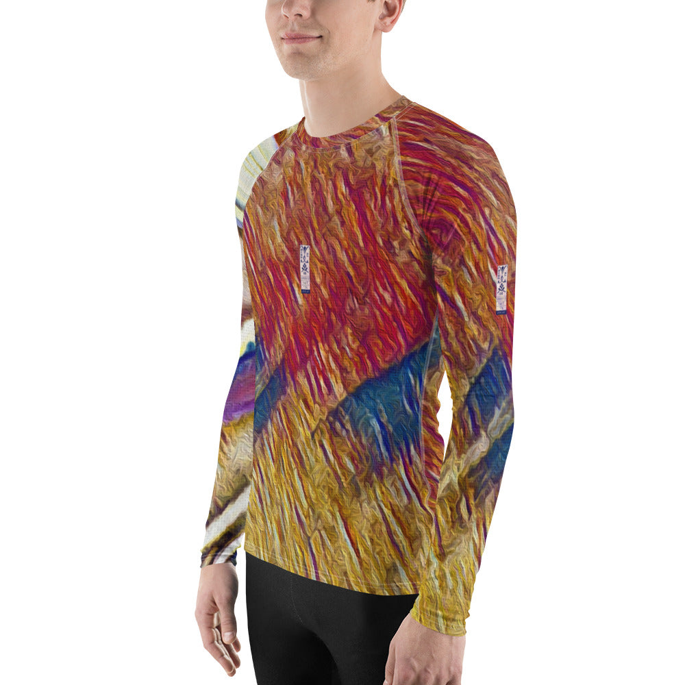 Men's Rash Guard 'Bright Lights in Saigon 1a/7' artist-authorised edition of original artwork by Enmempin N. Midelobo