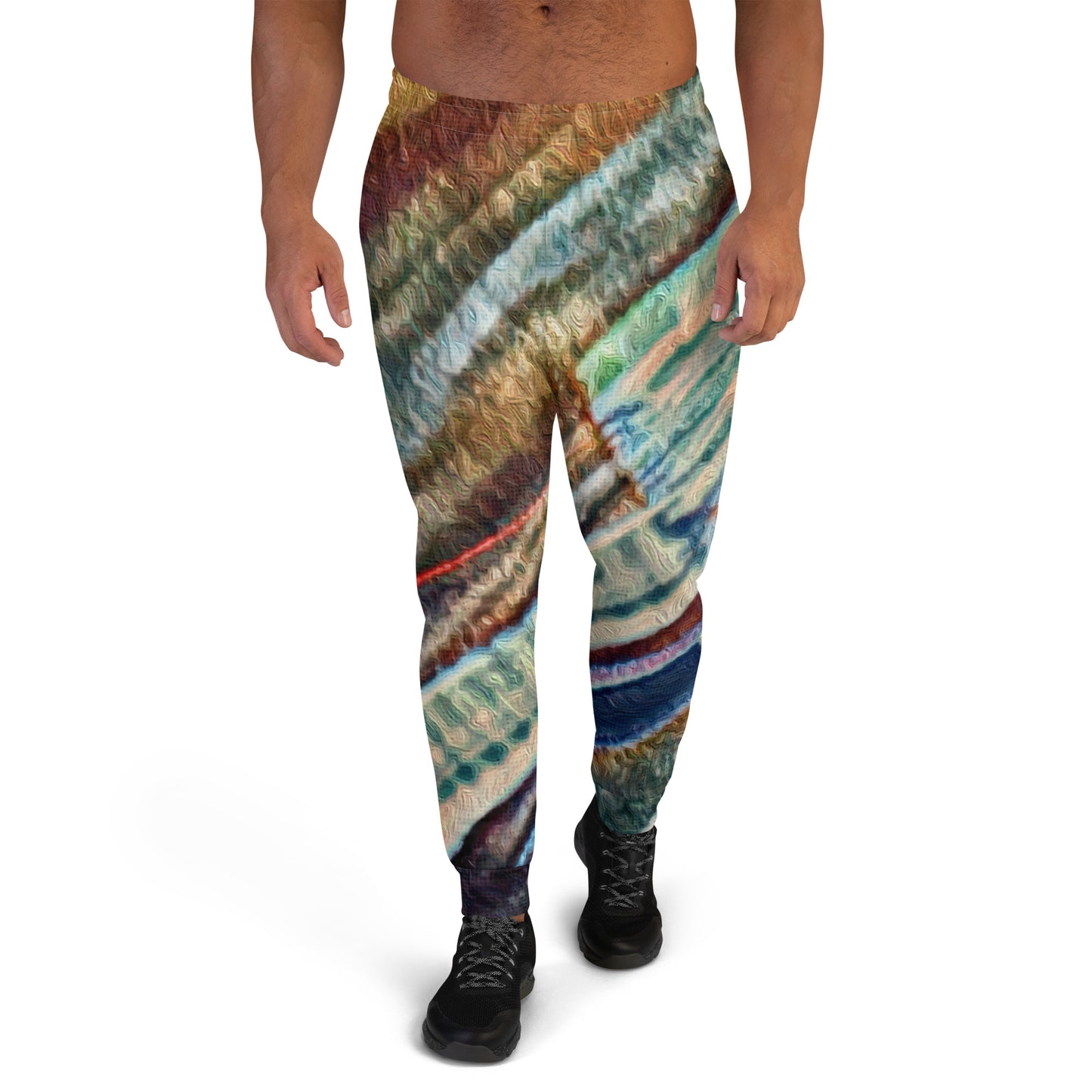 Men's Joggers 'Bright Lights in Saigon 5a/7' artist-authorised edition of original artwork by Enmempin N. Midelobo