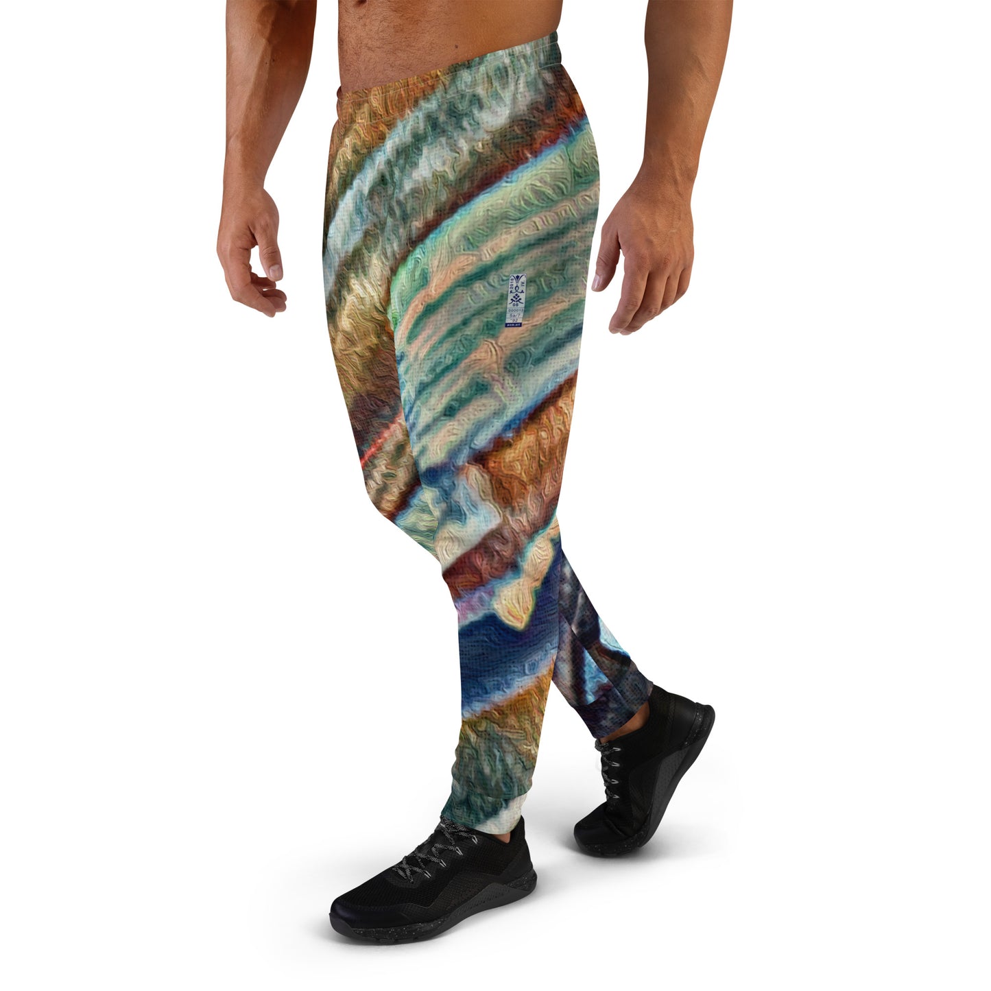 Men's Joggers 'Bright Lights in Saigon 5a/7' artist-authorised edition of original artwork by Enmempin N. Midelobo