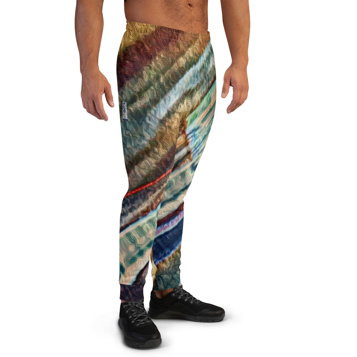Men's Joggers 'Bright Lights in Saigon 5a/7' artist-authorised edition of original artwork by Enmempin N. Midelobo