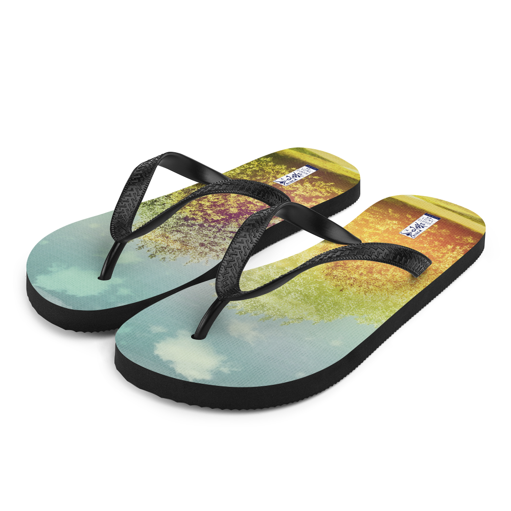 Flip-Flops 'Abundance 1/21' artist-authorised edition of original artwork by Enmempin N. Midelobo