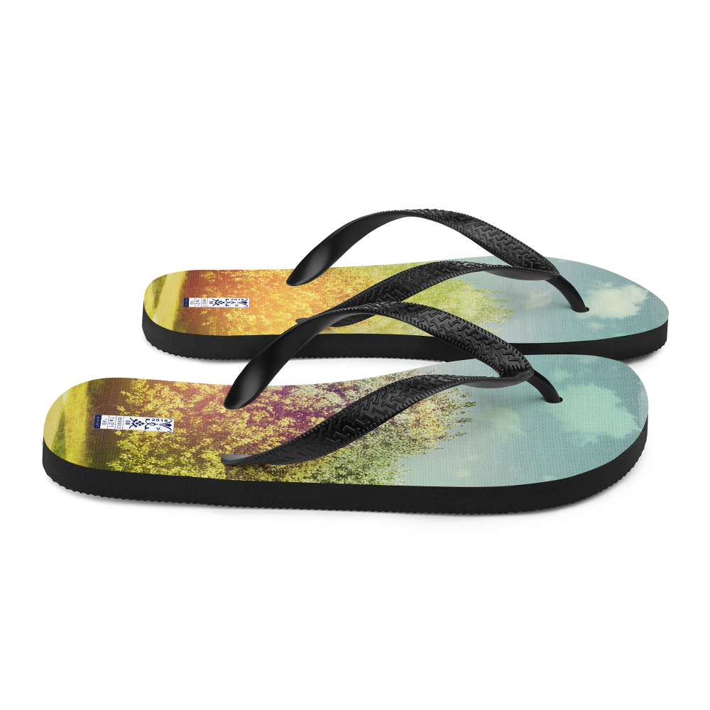 Flip-Flops 'Abundance 1/21' artist-authorised edition of original artwork by Enmempin N. Midelobo