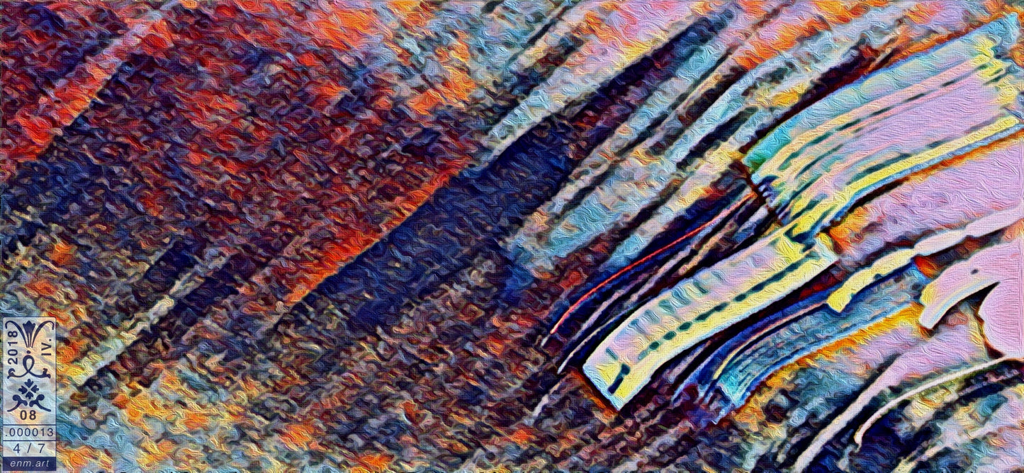 Limited Edition Print Original Art 'Bright Lights in Saigon 4/7' by Enmempin N. Midelobo