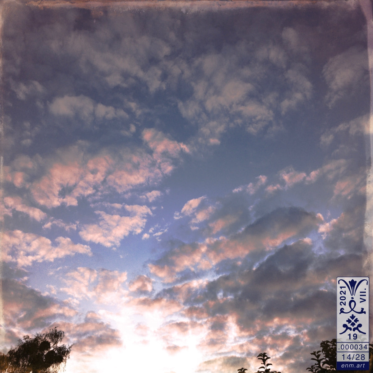 Limited Edition Print Original Art 'Fractal Skies 14/28' by Enmempin N. Midelobo