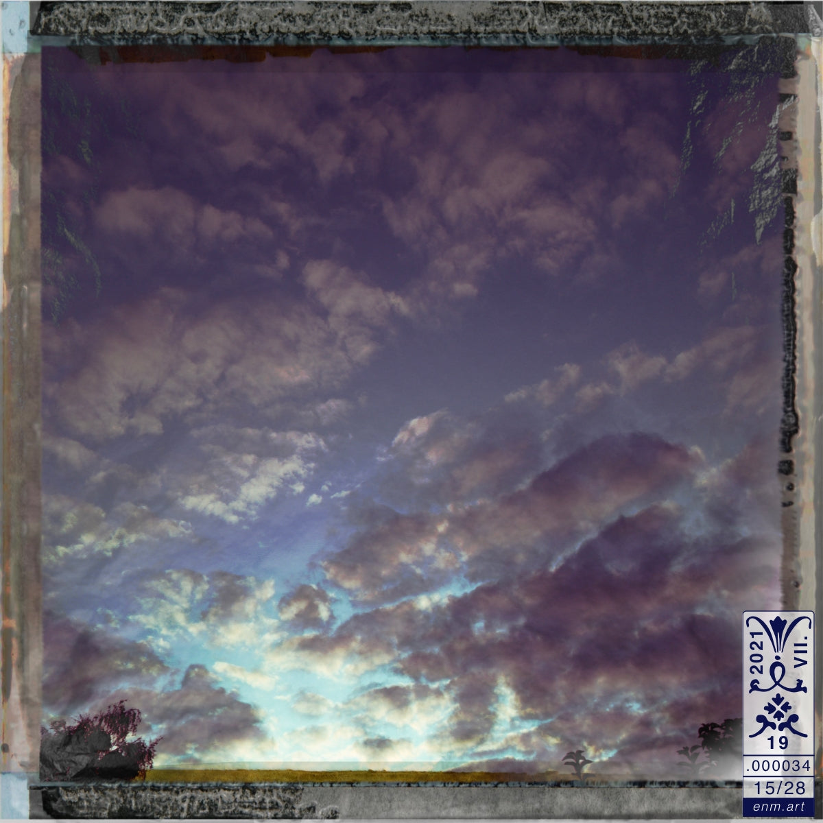 Limited Edition Print Original Art 'Fractal Skies 15/28' by Enmempin N. Midelobo