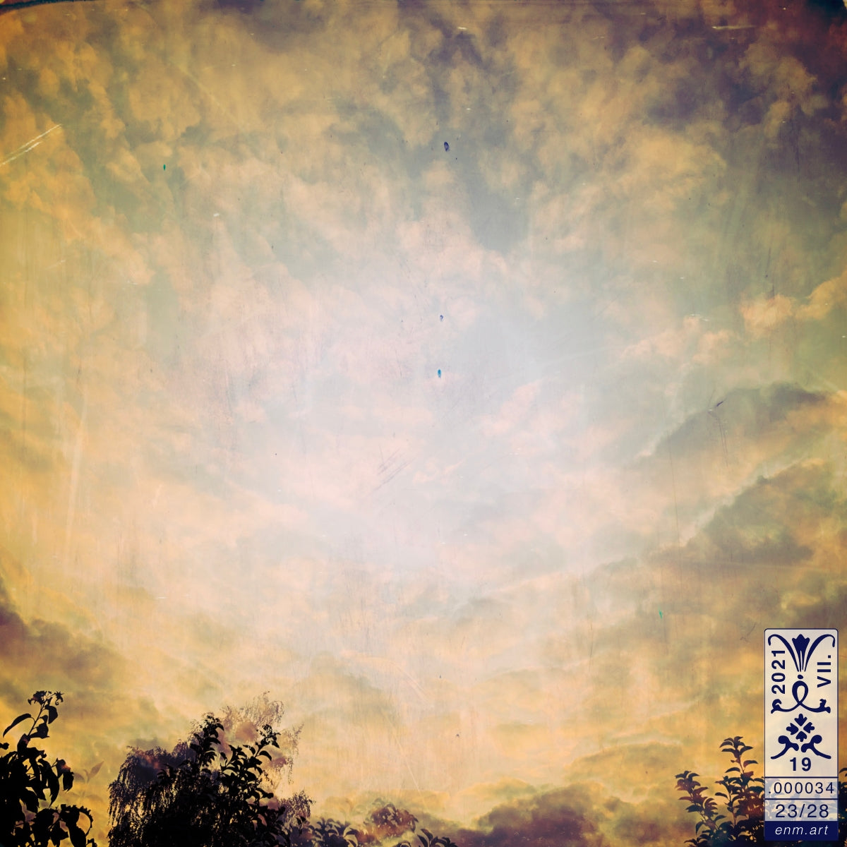 Limited Edition Print Original Art 'Fractal Skies 23/28' by Enmempin N. Midelobo