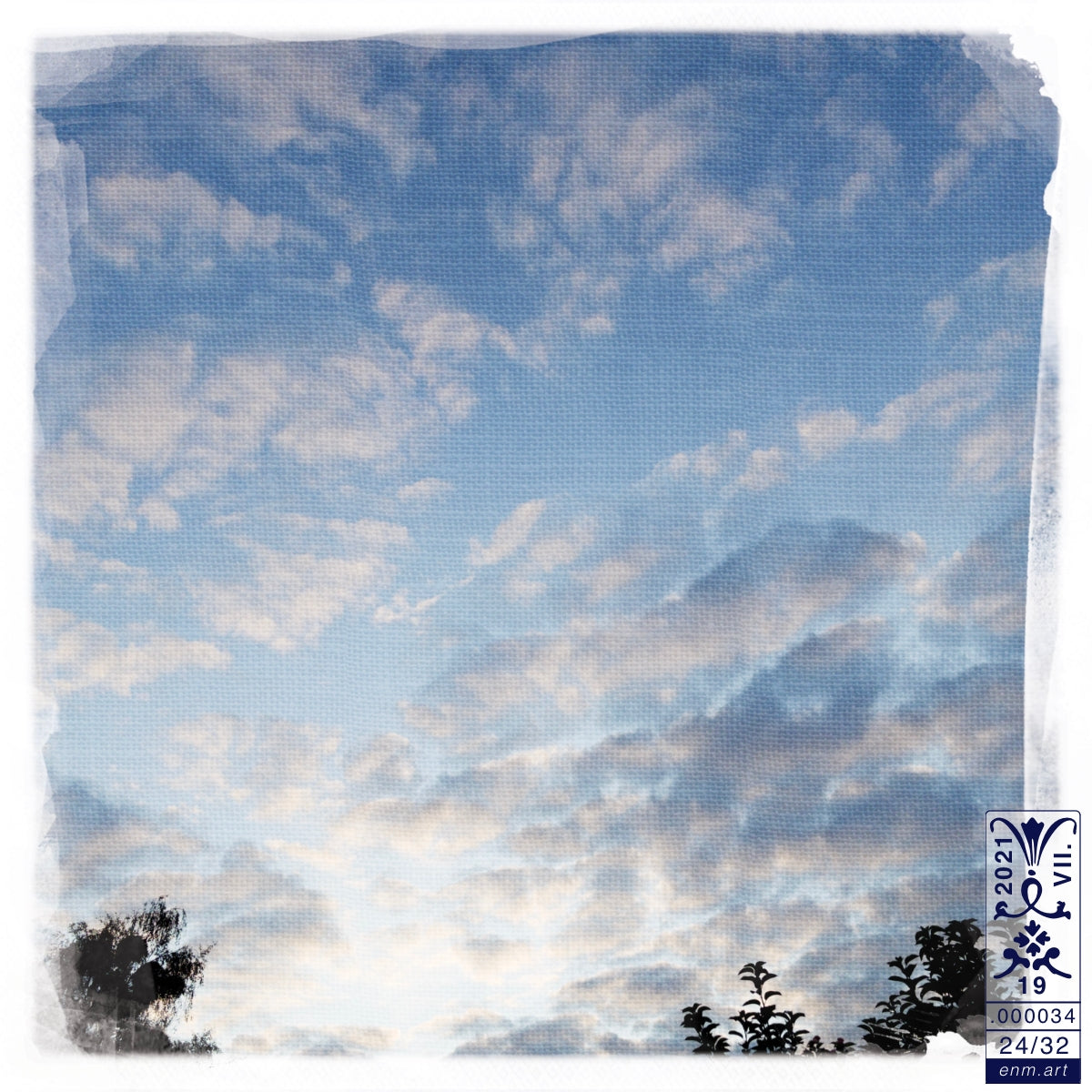 Limited Edition Print Original Art 'Fractal Skies 24/28' by Enmempin N. Midelobo