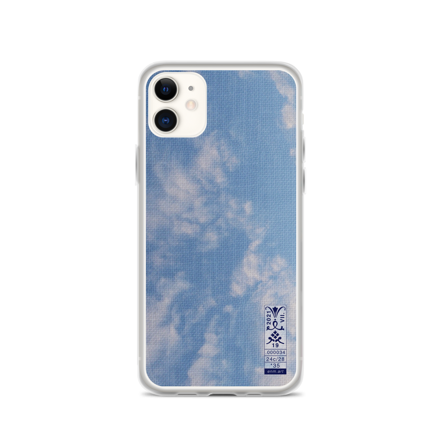 iPhone Case 'Fractal Skies 24/28' artist-authorised edition of original artwork by Enmempin N. Midelobo
