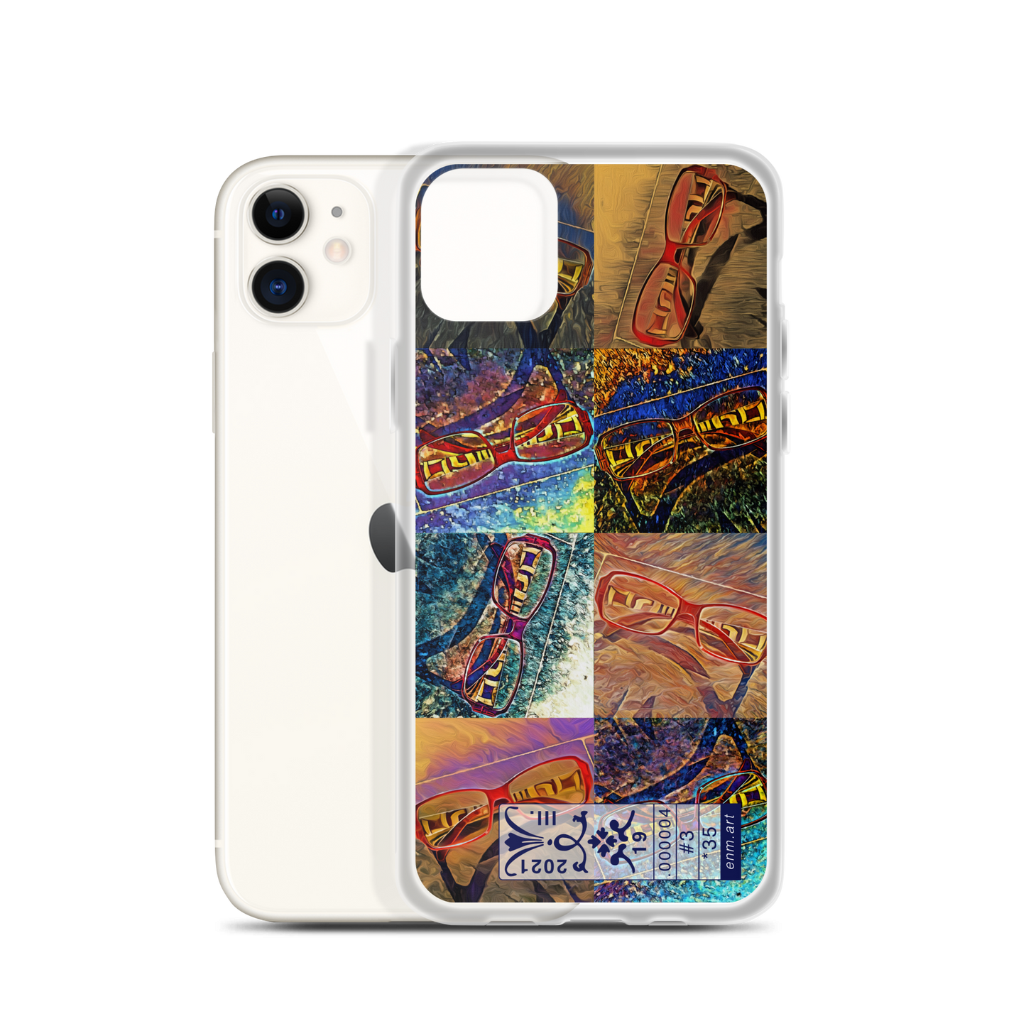 iPhone Case 'Enmempin's Spectacles #3' artist-authorised edition of original artwork by Enmempin N. Midelobo