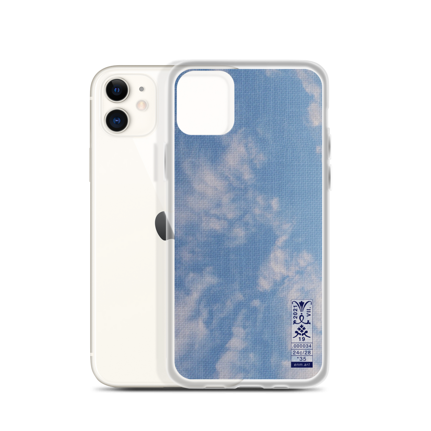 iPhone Case 'Fractal Skies 24/28' artist-authorised edition of original artwork by Enmempin N. Midelobo