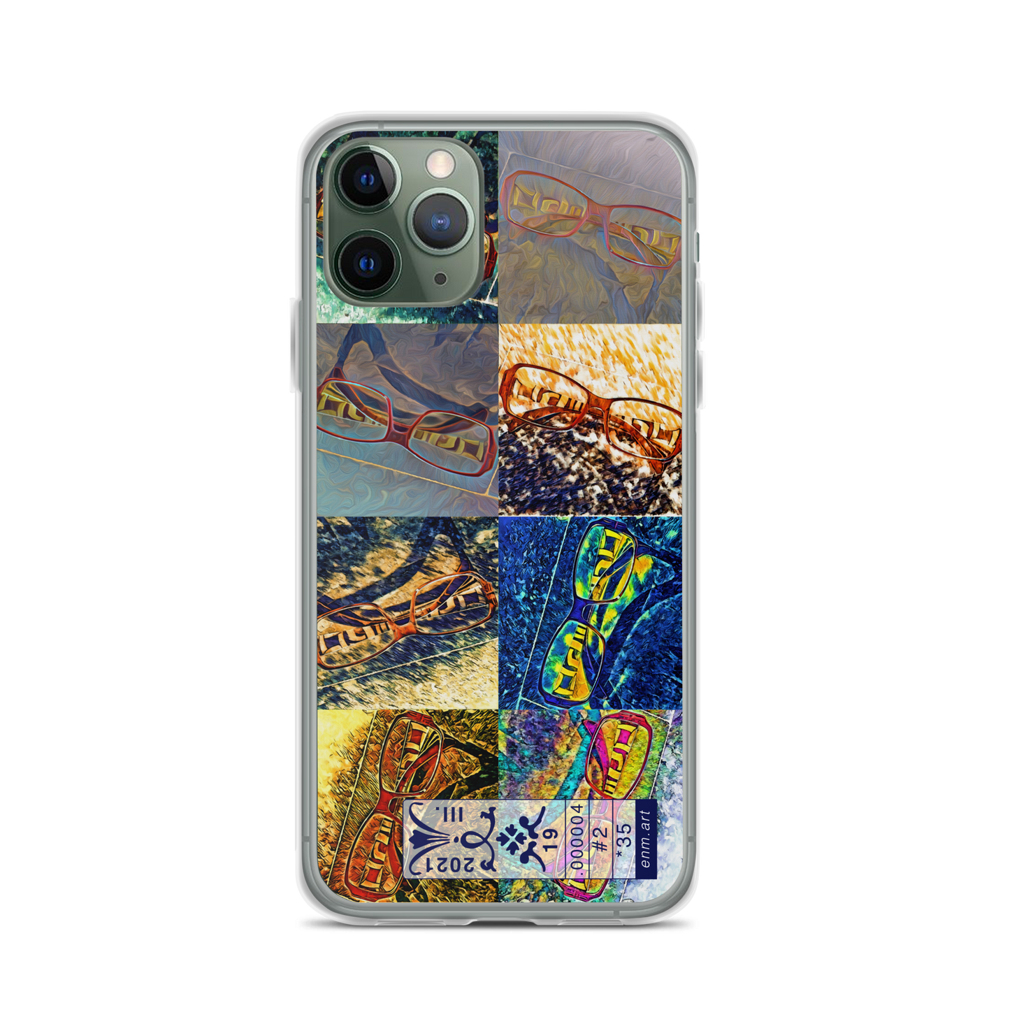 iPhone case 'Enmempin's Spectacles #2' artist-authorised edition of original artwork by Enmempin N. Midelobo