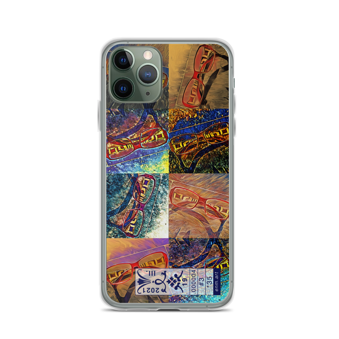 iPhone Case 'Enmempin's Spectacles #3' artist-authorised edition of original artwork by Enmempin N. Midelobo