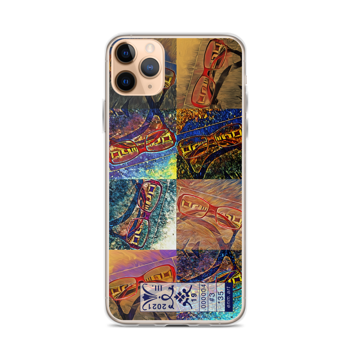 iPhone Case 'Enmempin's Spectacles #3' artist-authorised edition of original artwork by Enmempin N. Midelobo