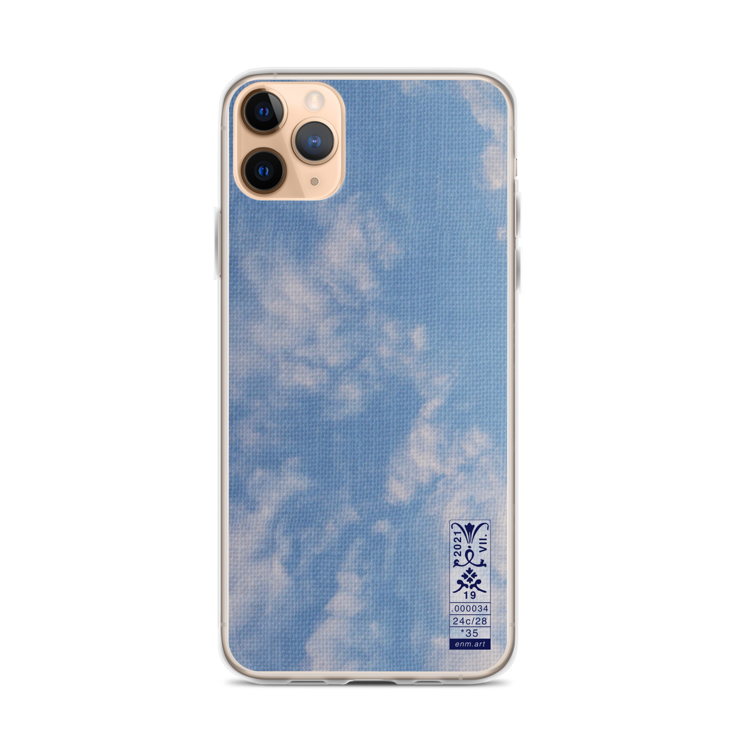 iPhone Case 'Fractal Skies 24/28' artist-authorised edition of original artwork by Enmempin N. Midelobo