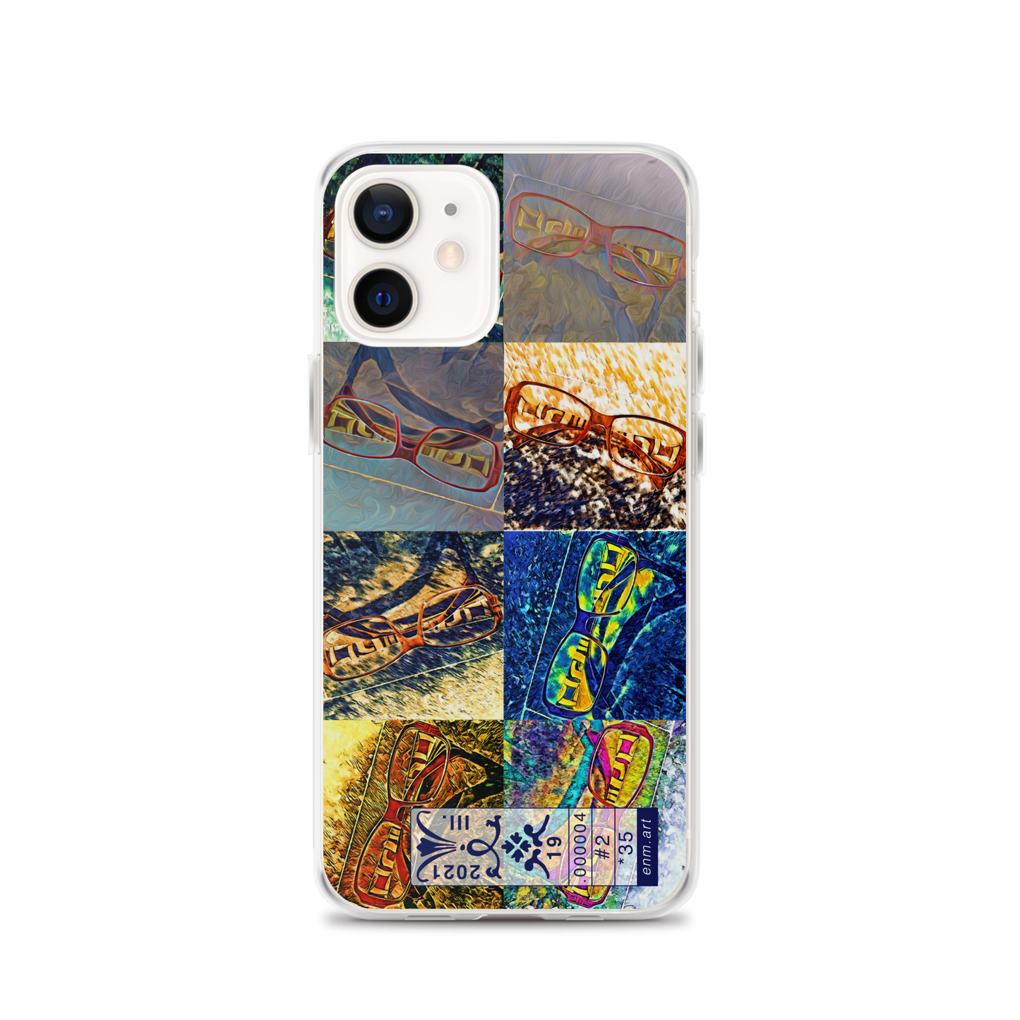 iPhone case 'Enmempin's Spectacles #2' artist-authorised edition of original artwork by Enmempin N. Midelobo