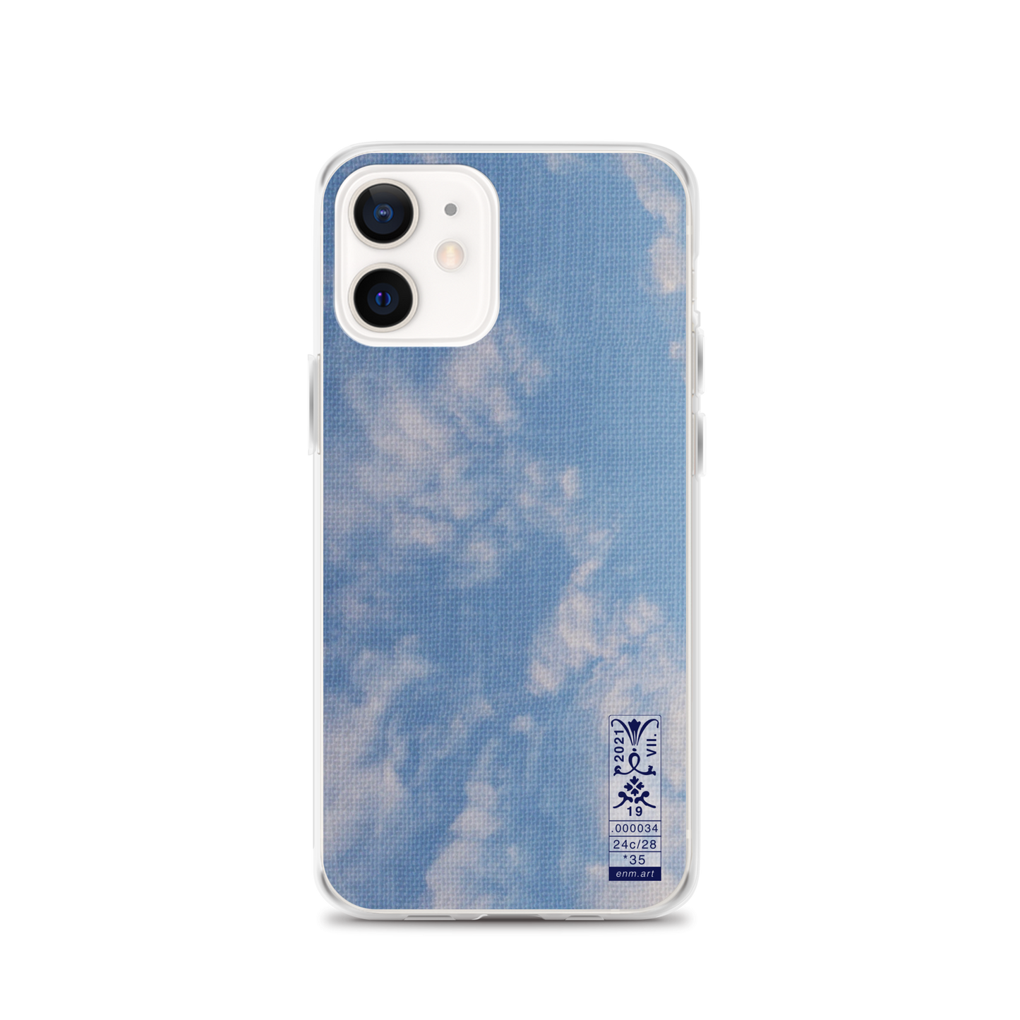 iPhone Case 'Fractal Skies 24/28' artist-authorised edition of original artwork by Enmempin N. Midelobo
