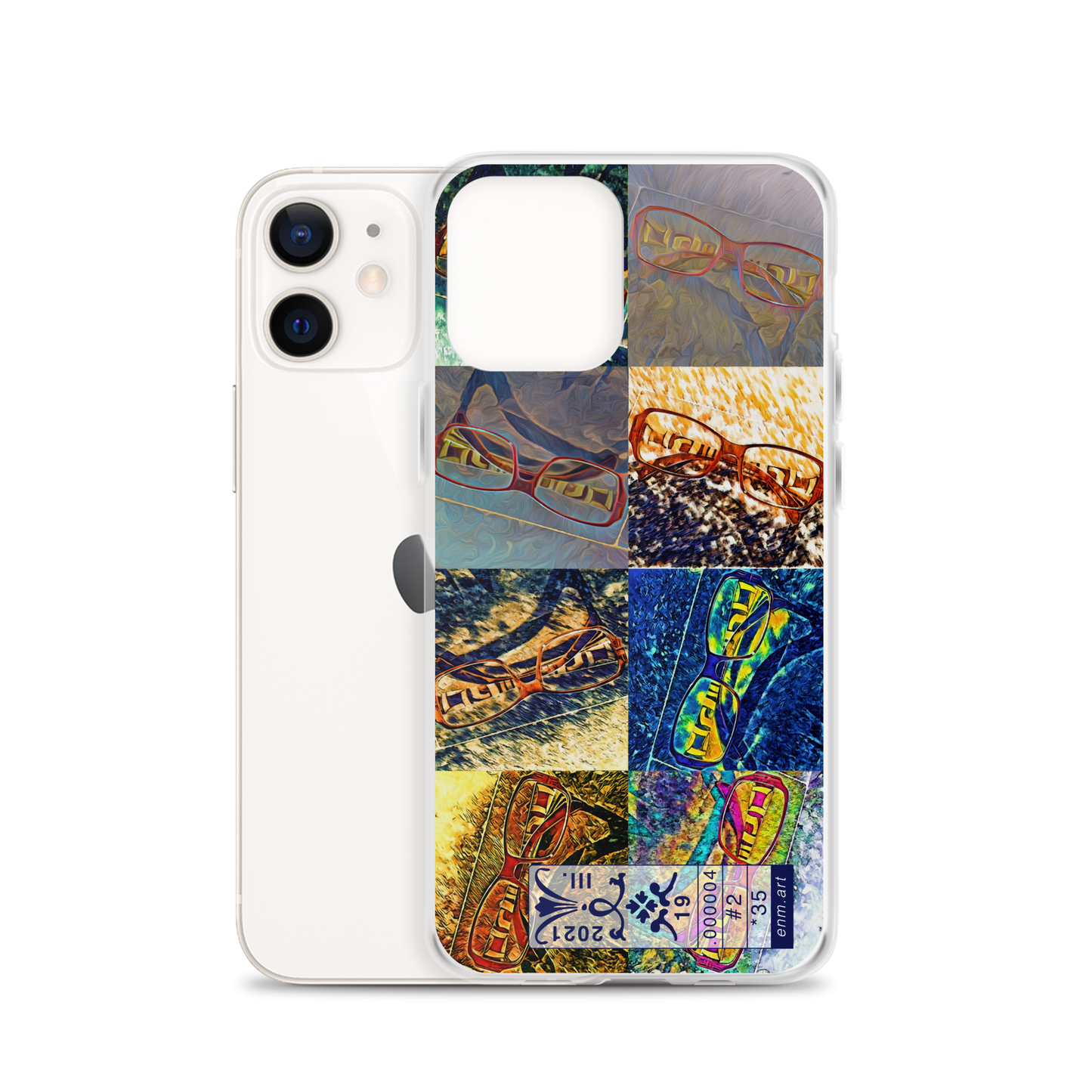 iPhone case 'Enmempin's Spectacles #2' artist-authorised edition of original artwork by Enmempin N. Midelobo