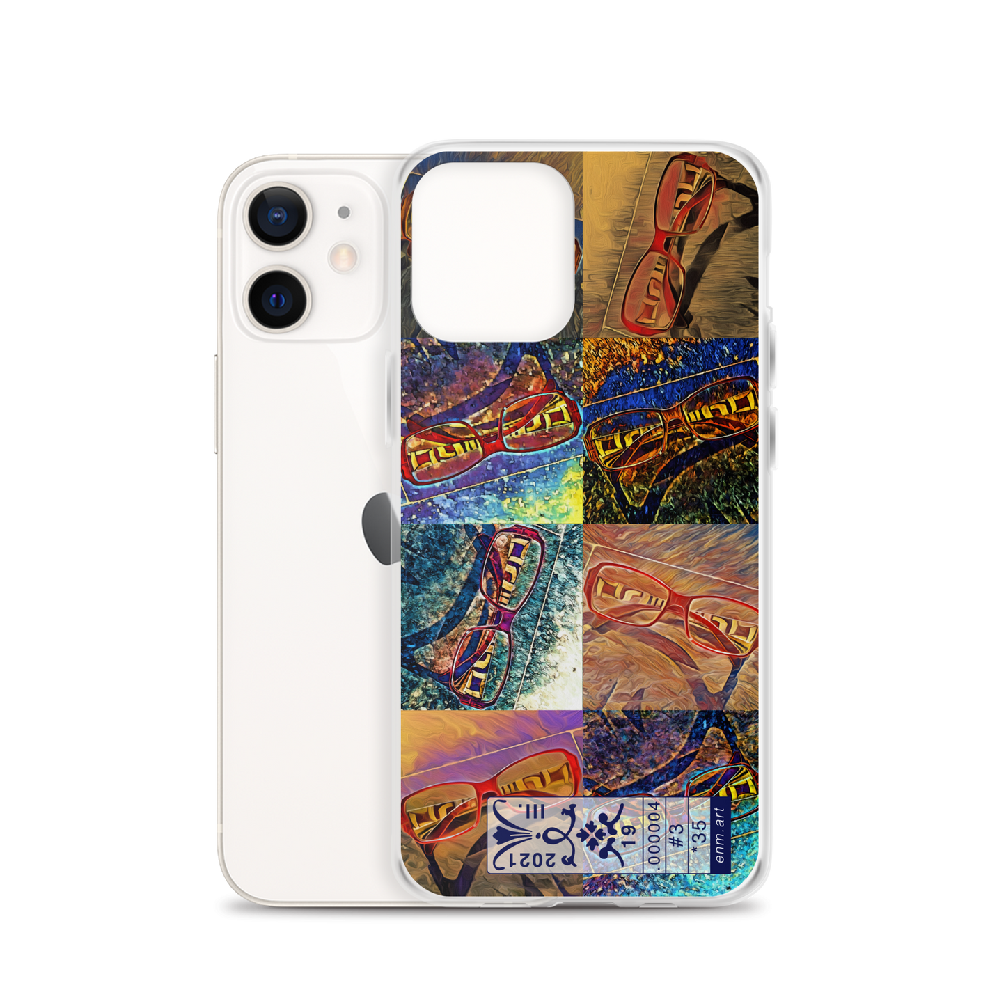 iPhone Case 'Enmempin's Spectacles #3' artist-authorised edition of original artwork by Enmempin N. Midelobo
