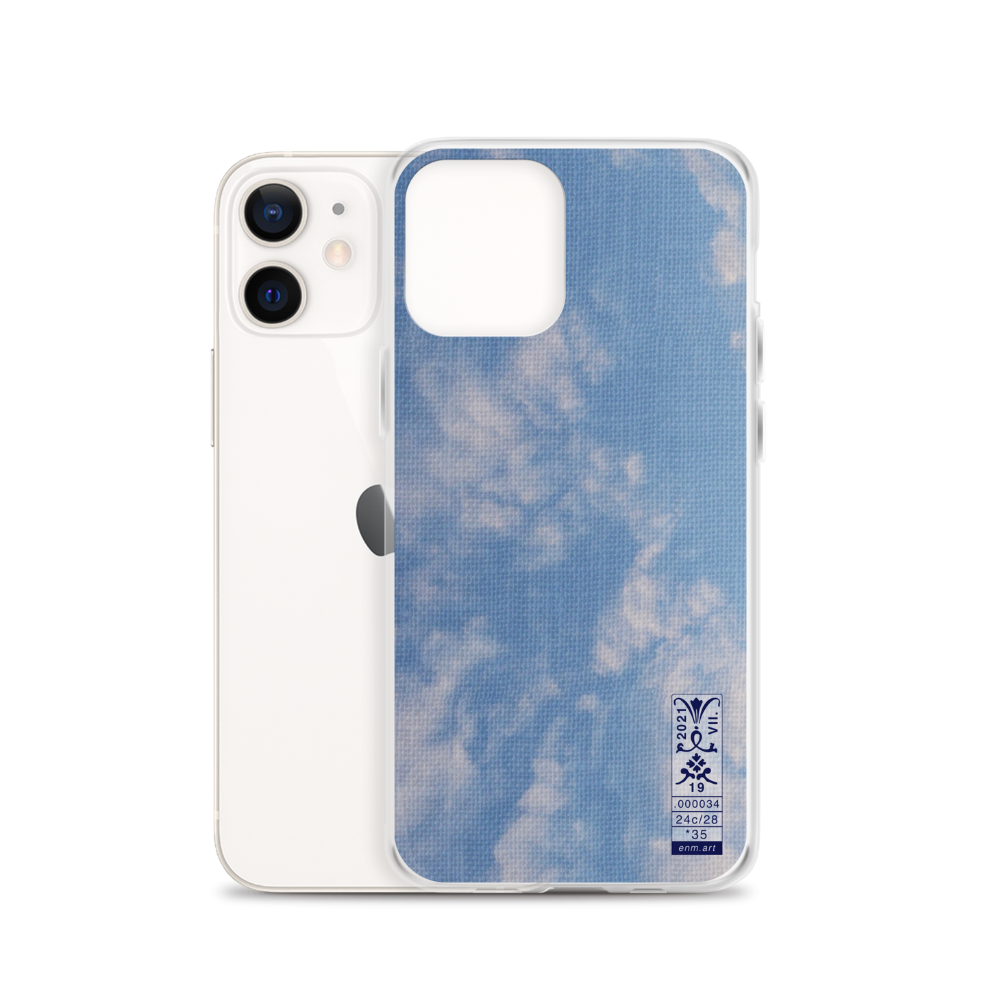 iPhone Case 'Fractal Skies 24/28' artist-authorised edition of original artwork by Enmempin N. Midelobo
