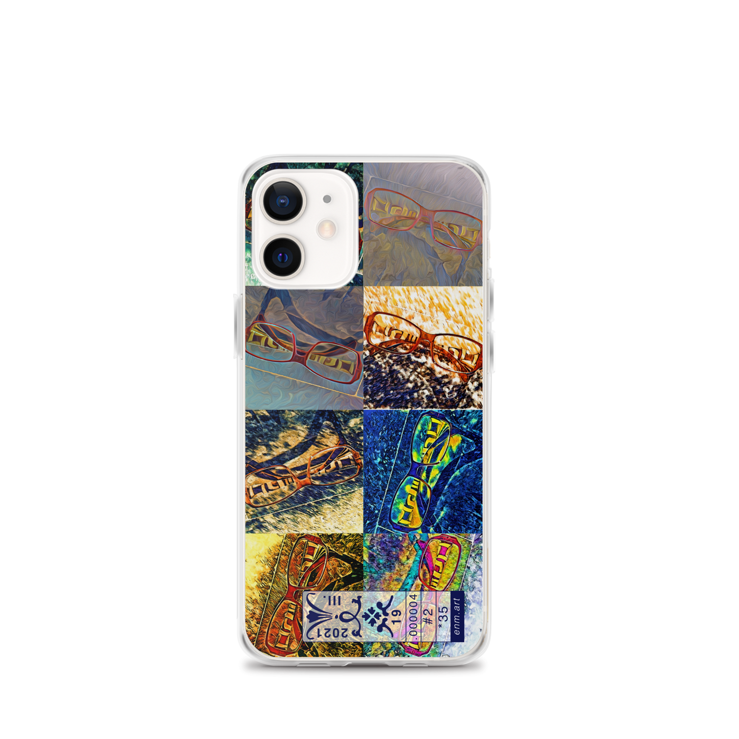 iPhone case 'Enmempin's Spectacles #2' artist-authorised edition of original artwork by Enmempin N. Midelobo