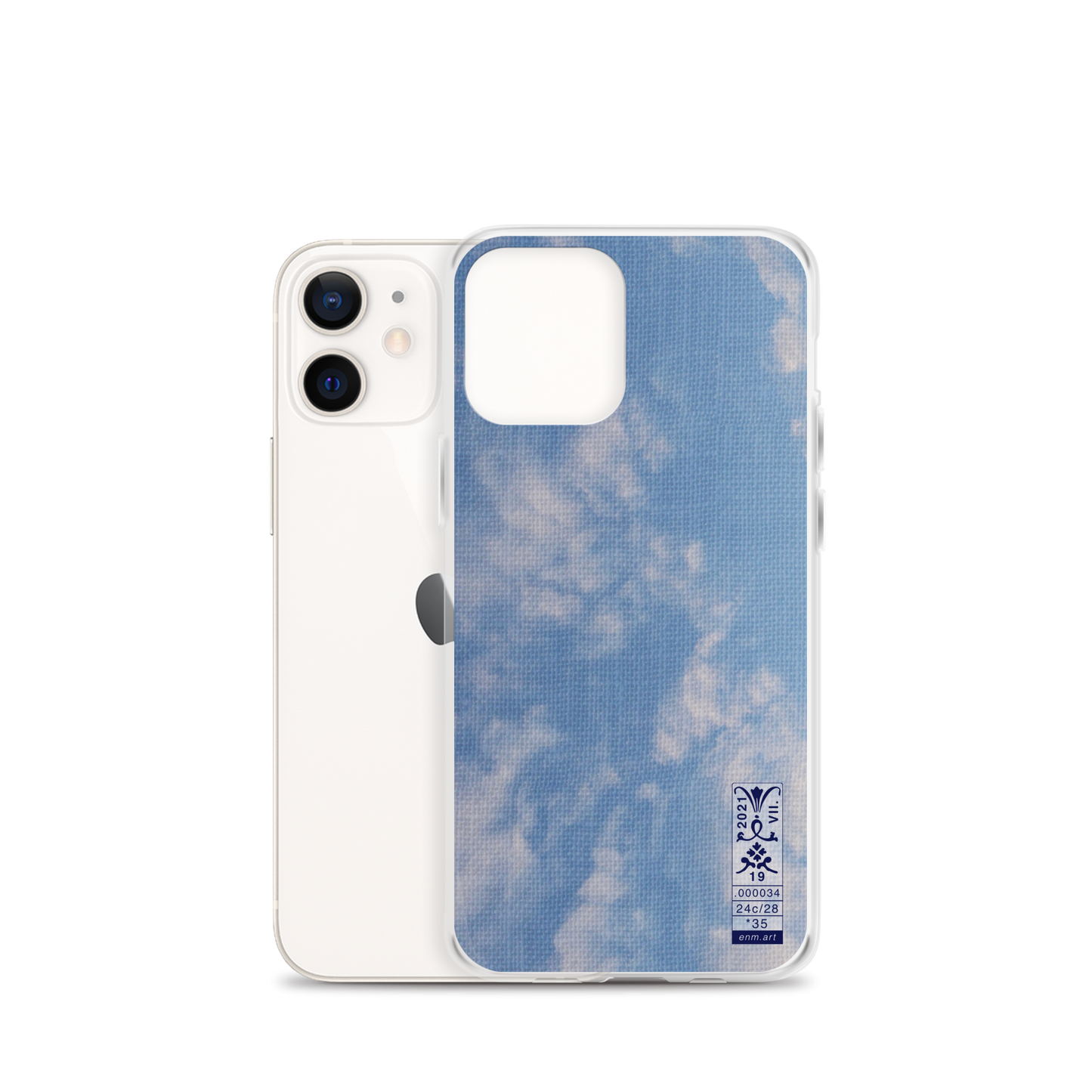 iPhone Case 'Fractal Skies 24/28' artist-authorised edition of original artwork by Enmempin N. Midelobo