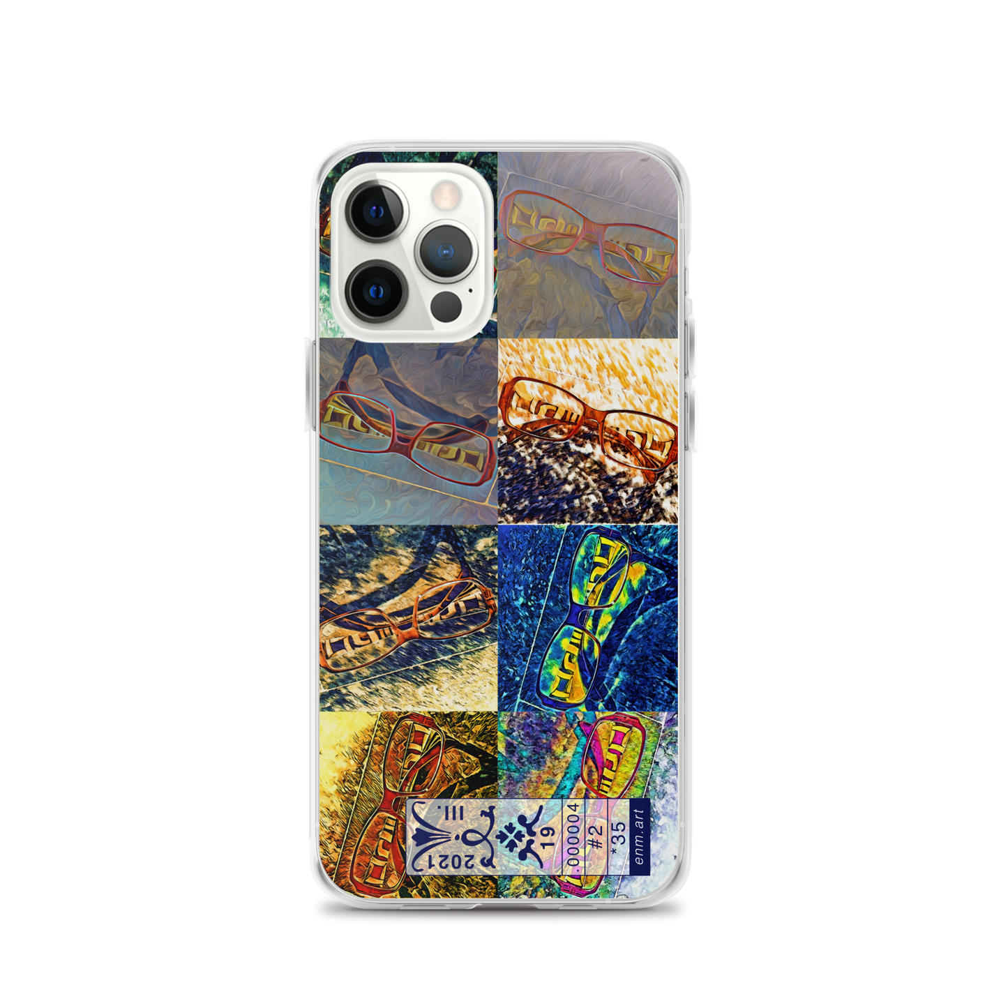 iPhone case 'Enmempin's Spectacles #2' artist-authorised edition of original artwork by Enmempin N. Midelobo