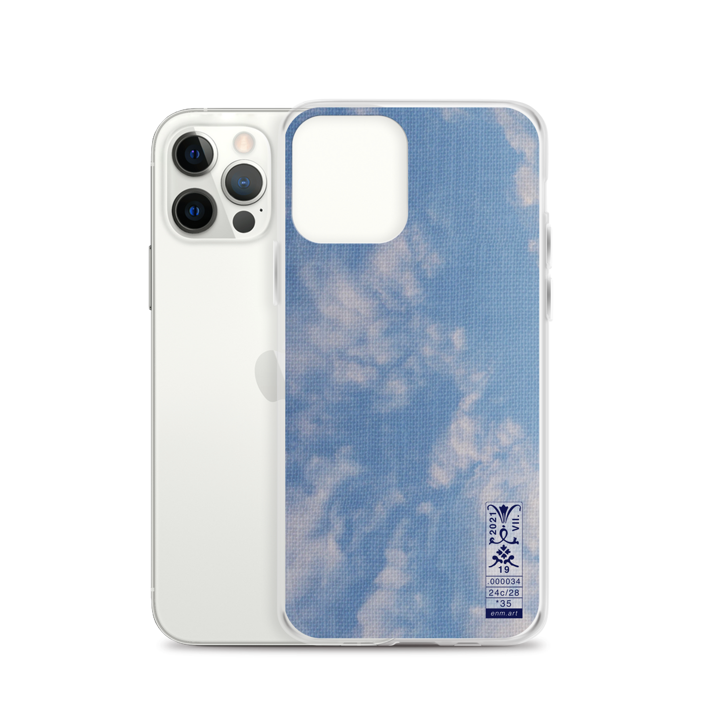 iPhone Case 'Fractal Skies 24/28' artist-authorised edition of original artwork by Enmempin N. Midelobo
