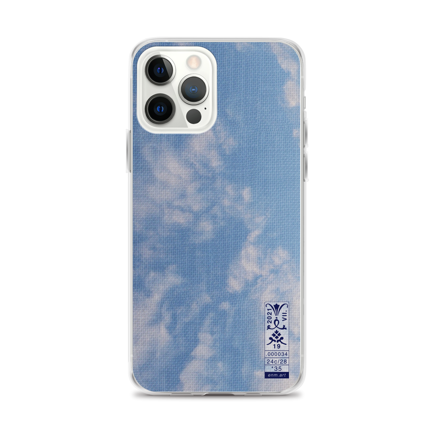 iPhone Case 'Fractal Skies 24/28' artist-authorised edition of original artwork by Enmempin N. Midelobo