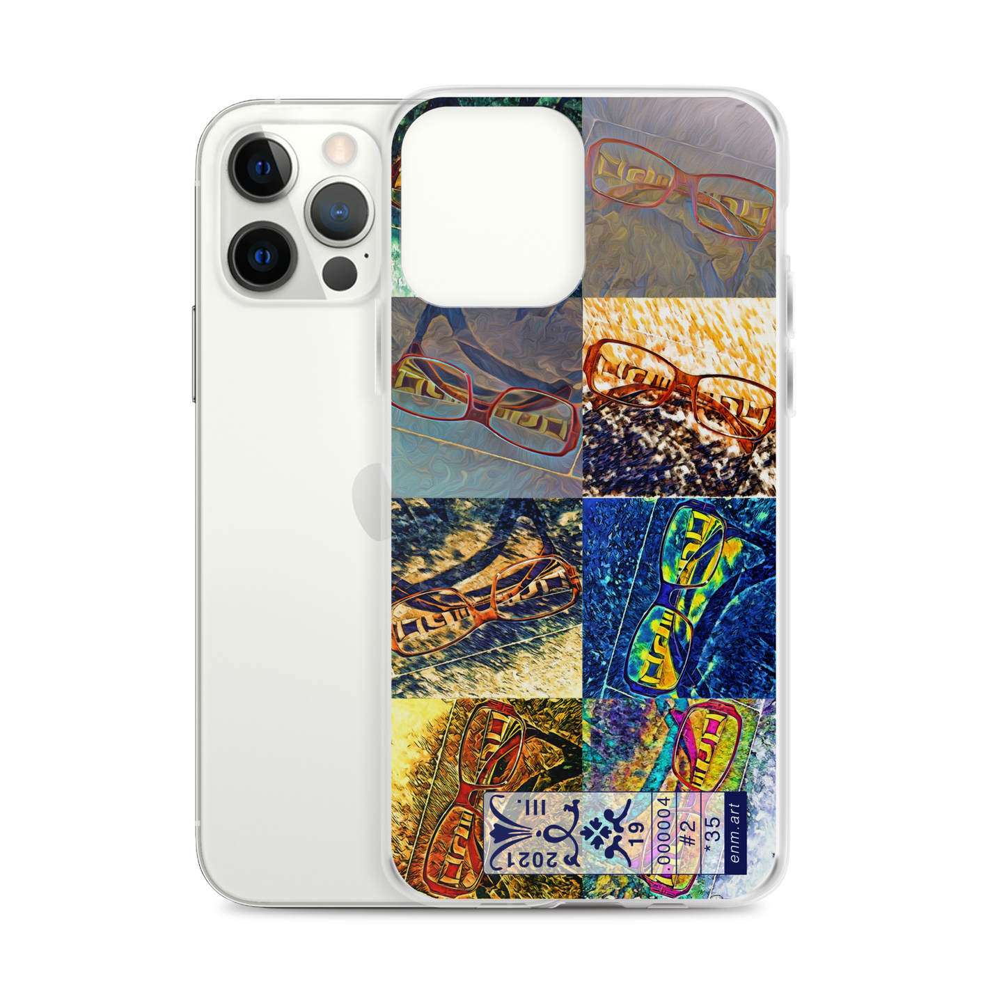 iPhone case 'Enmempin's Spectacles #2' artist-authorised edition of original artwork by Enmempin N. Midelobo