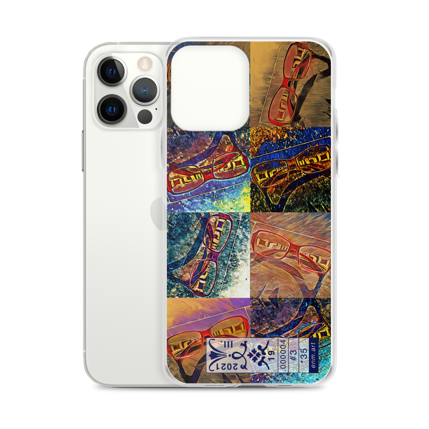 iPhone Case 'Enmempin's Spectacles #3' artist-authorised edition of original artwork by Enmempin N. Midelobo