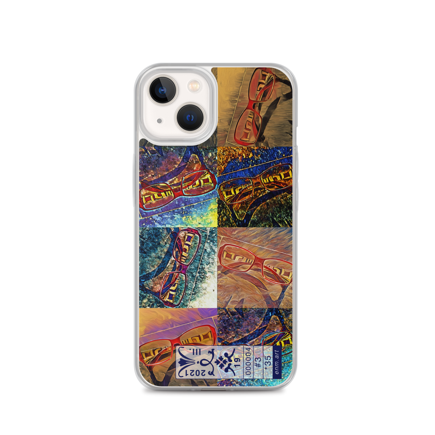 iPhone Case 'Enmempin's Spectacles #3' artist-authorised edition of original artwork by Enmempin N. Midelobo