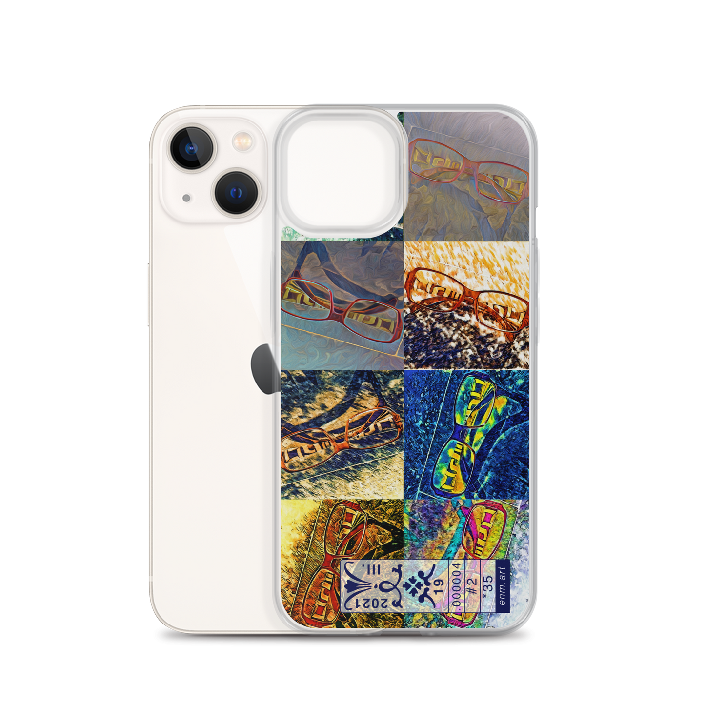 iPhone case 'Enmempin's Spectacles #2' artist-authorised edition of original artwork by Enmempin N. Midelobo