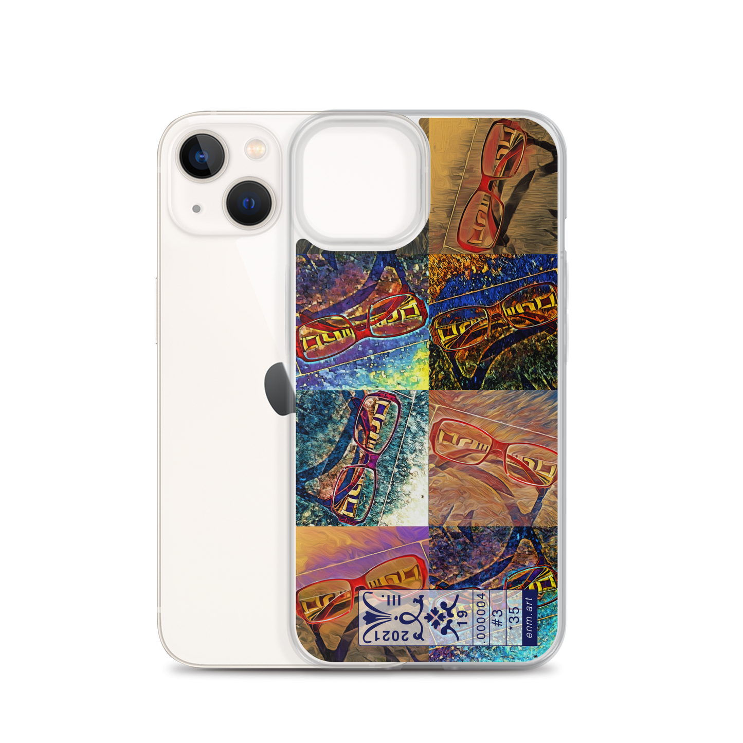iPhone Case 'Enmempin's Spectacles #3' artist-authorised edition of original artwork by Enmempin N. Midelobo