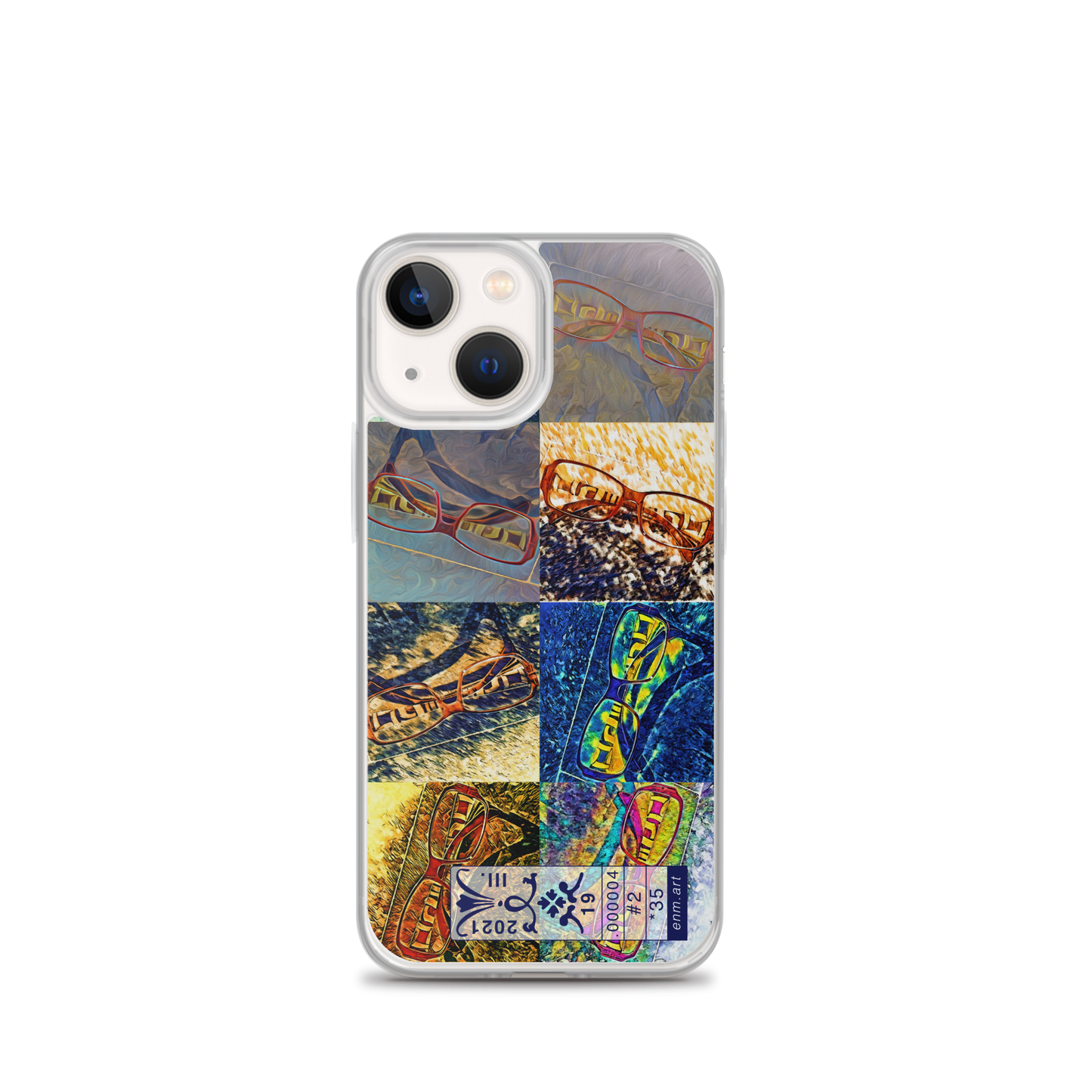 iPhone case 'Enmempin's Spectacles #2' artist-authorised edition of original artwork by Enmempin N. Midelobo