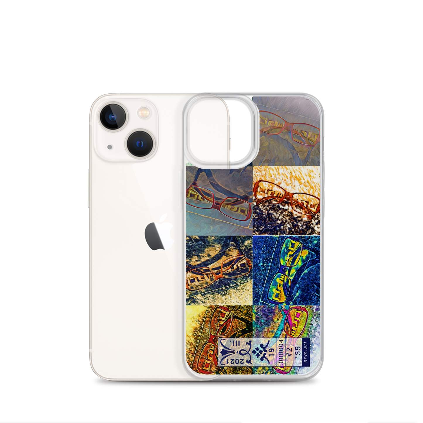 iPhone case 'Enmempin's Spectacles #2' artist-authorised edition of original artwork by Enmempin N. Midelobo
