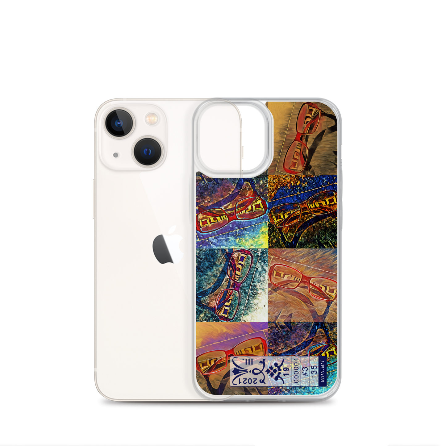 iPhone Case 'Enmempin's Spectacles #3' artist-authorised edition of original artwork by Enmempin N. Midelobo