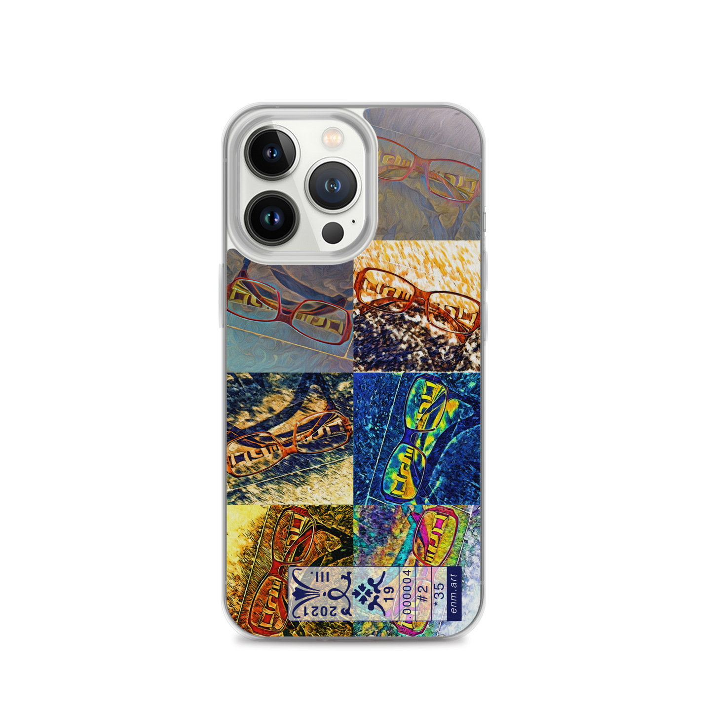 iPhone case 'Enmempin's Spectacles #2' artist-authorised edition of original artwork by Enmempin N. Midelobo