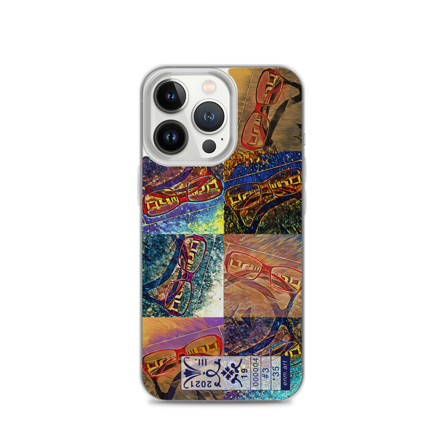 iPhone Case 'Enmempin's Spectacles #3' artist-authorised edition of original artwork by Enmempin N. Midelobo