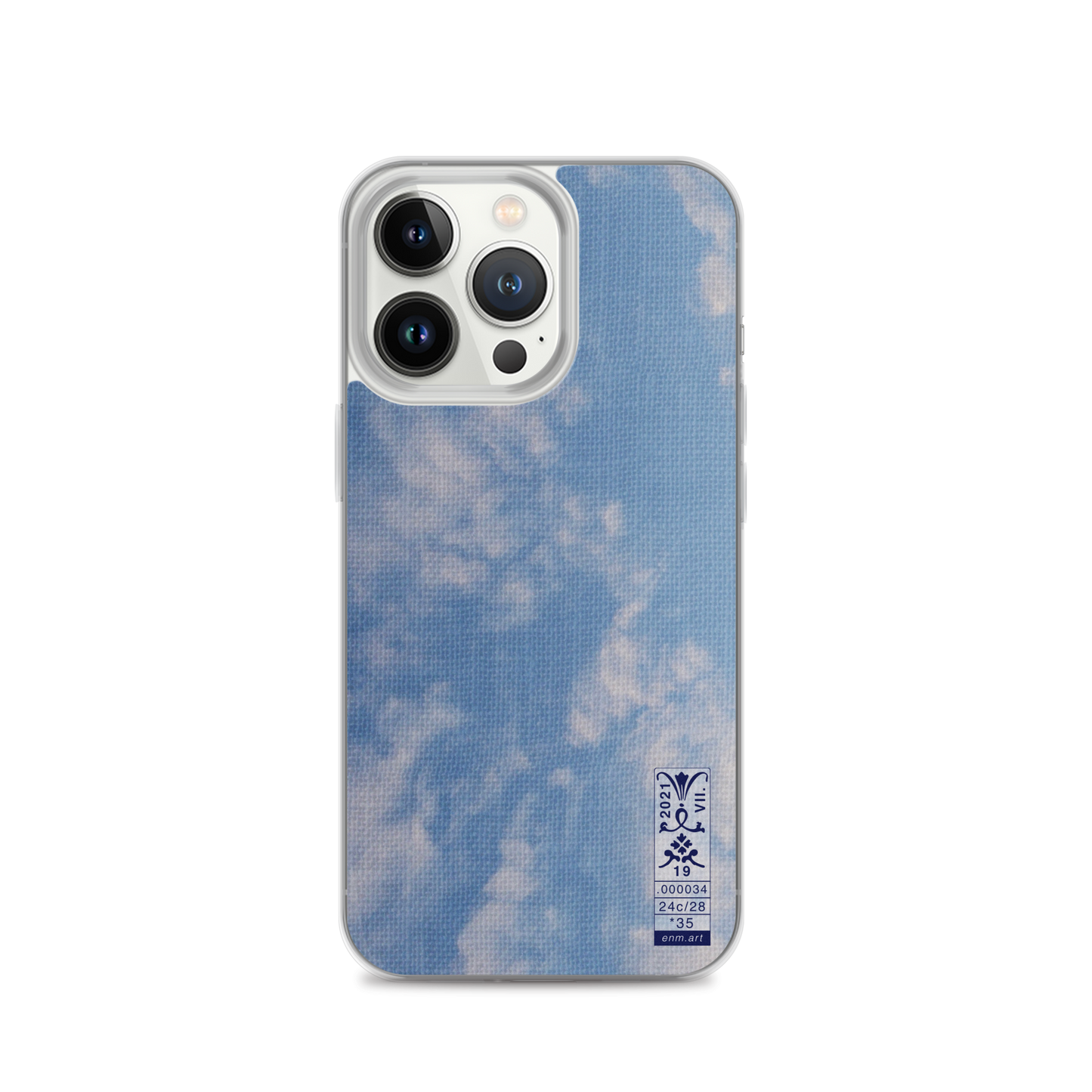 iPhone Case 'Fractal Skies 24/28' artist-authorised edition of original artwork by Enmempin N. Midelobo