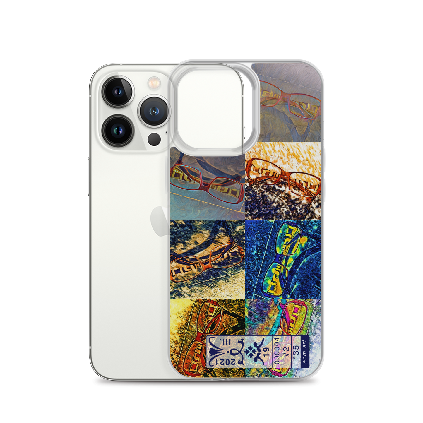 iPhone case 'Enmempin's Spectacles #2' artist-authorised edition of original artwork by Enmempin N. Midelobo
