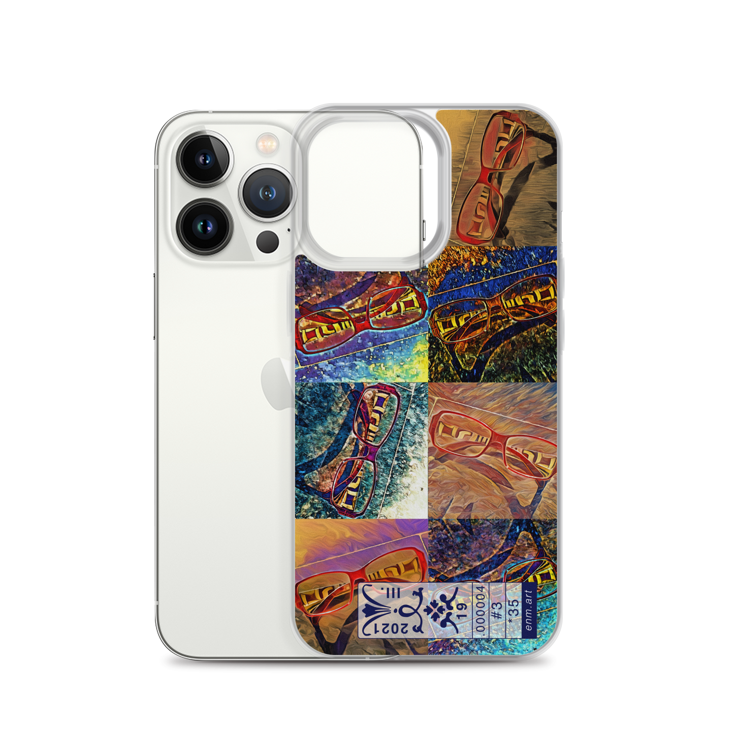iPhone Case 'Enmempin's Spectacles #3' artist-authorised edition of original artwork by Enmempin N. Midelobo