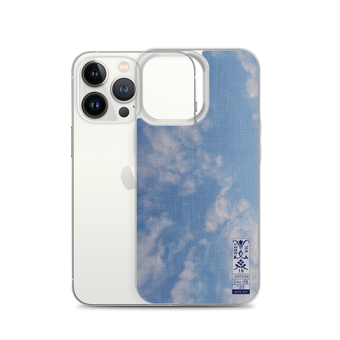 iPhone Case 'Fractal Skies 24/28' artist-authorised edition of original artwork by Enmempin N. Midelobo