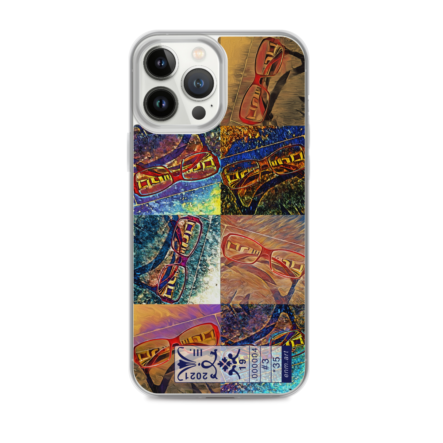 iPhone Case 'Enmempin's Spectacles #3' artist-authorised edition of original artwork by Enmempin N. Midelobo