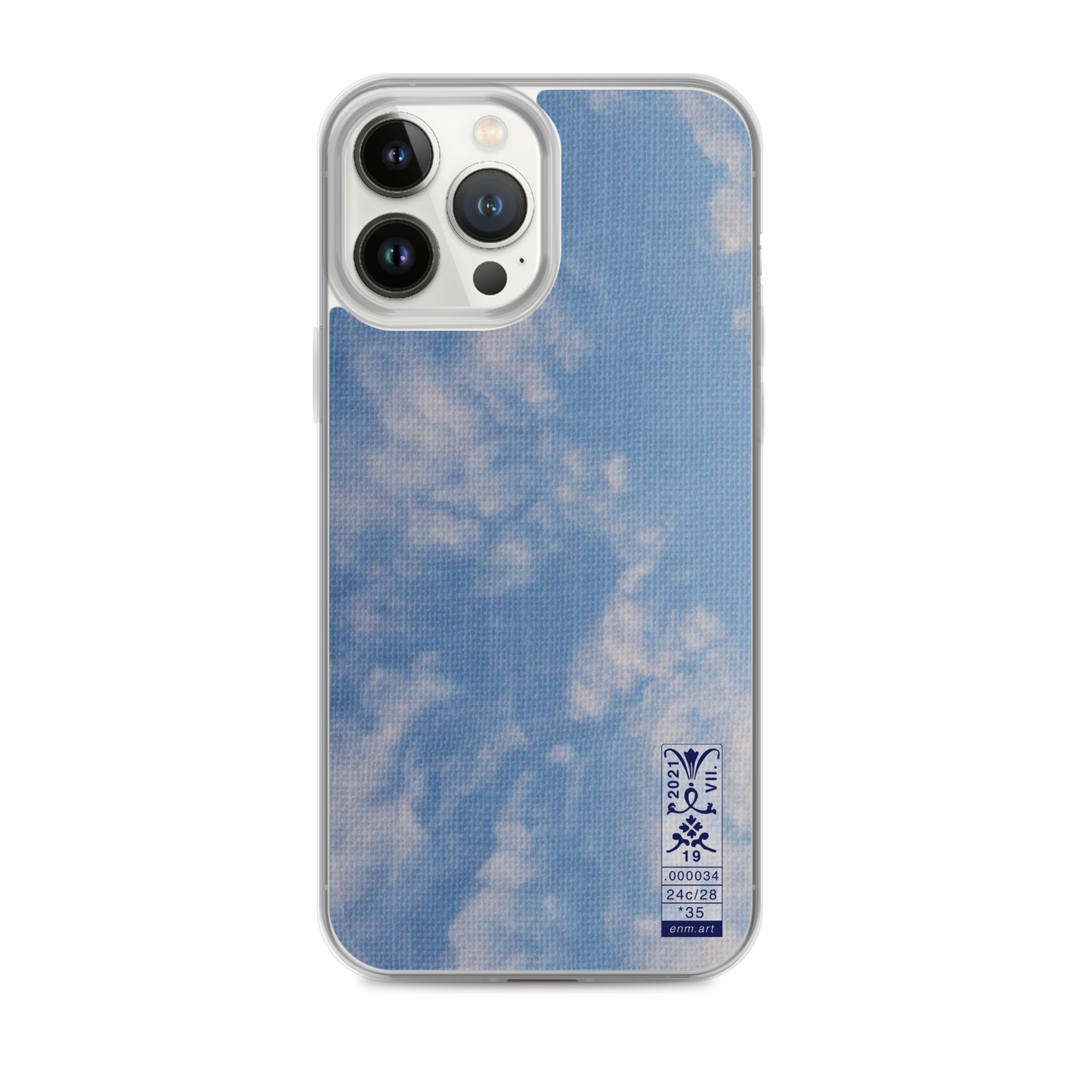 iPhone Case 'Fractal Skies 24/28' artist-authorised edition of original artwork by Enmempin N. Midelobo