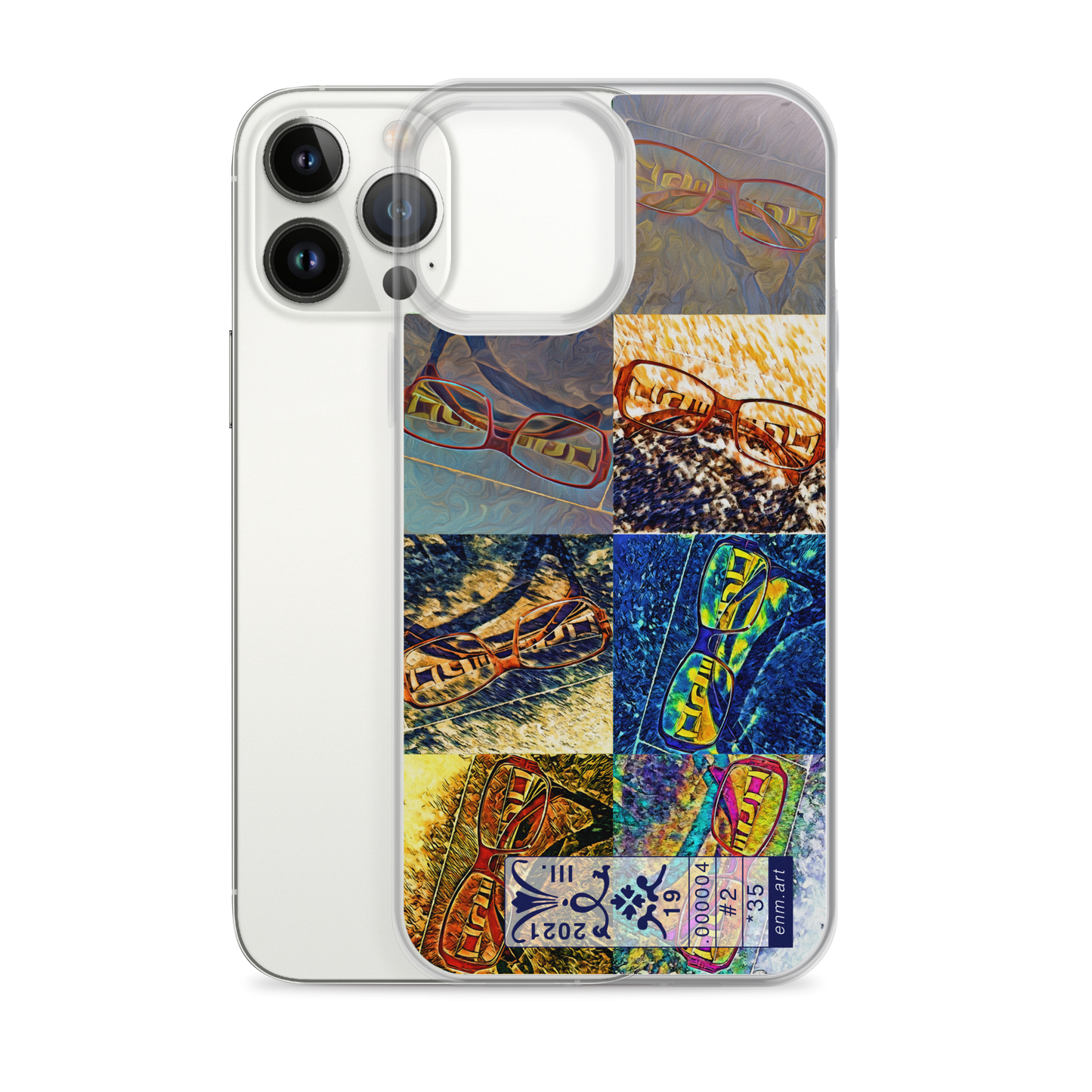 iPhone case 'Enmempin's Spectacles #2' artist-authorised edition of original artwork by Enmempin N. Midelobo