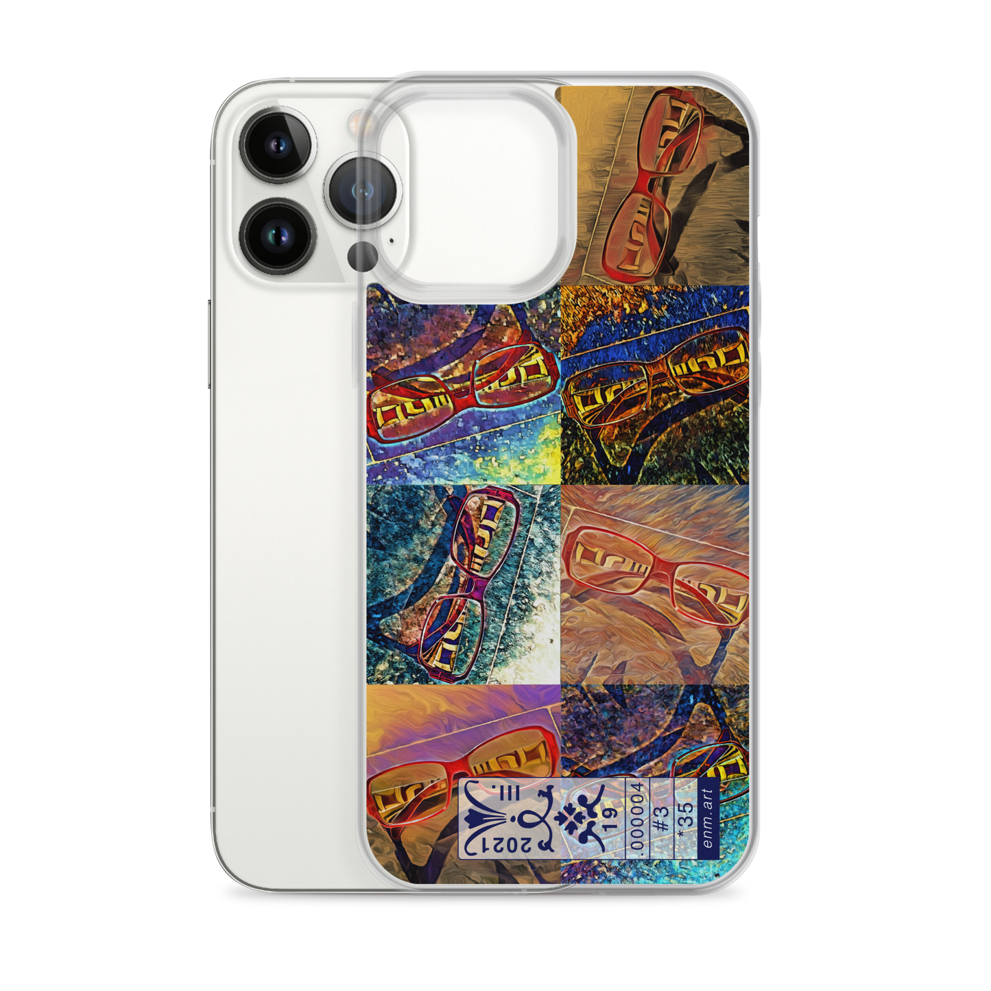 iPhone Case 'Enmempin's Spectacles #3' artist-authorised edition of original artwork by Enmempin N. Midelobo